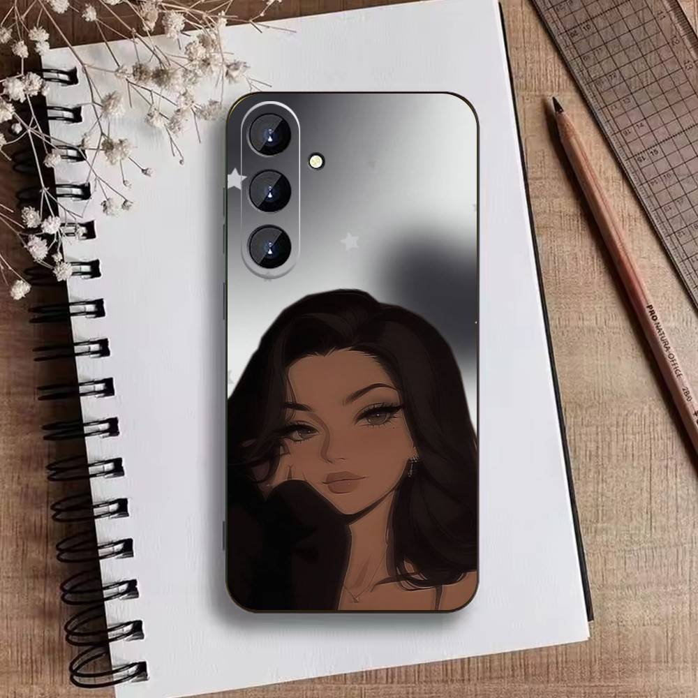 P-Rapunzel Princess Phone Case For Samsung Galaxy A73,A72,A71,A70,A52,A51 Others Soft Black Cover