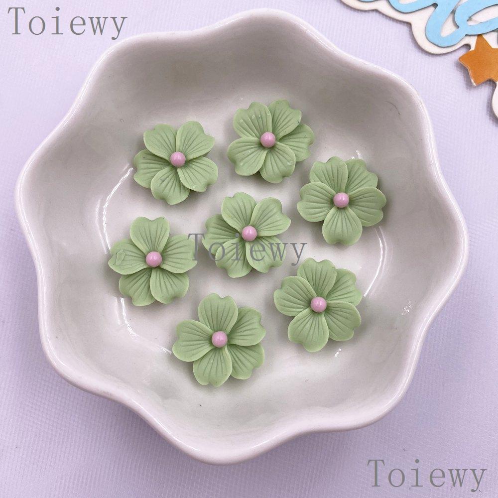 30 Piezas Resina Kawaii Colorido 16mm Flor Espalda Plana Piedra Gema Scrapbook DIY Boda Navidad Arte Decoración Accesorios para Joyería Manualidades