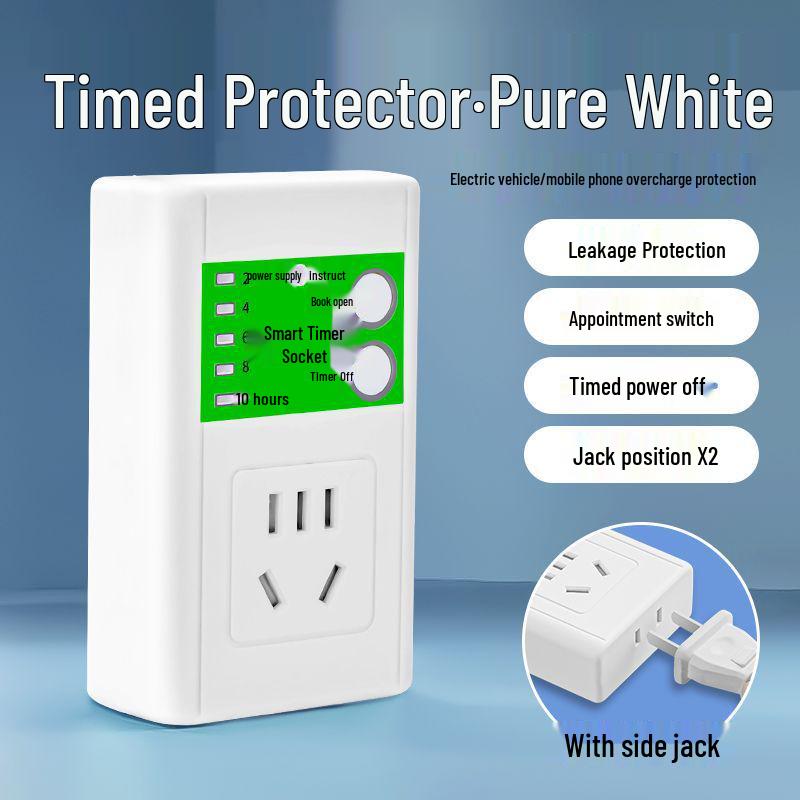 Universal Smart Electric Bike Phone Charging Timer with Auto Power Off