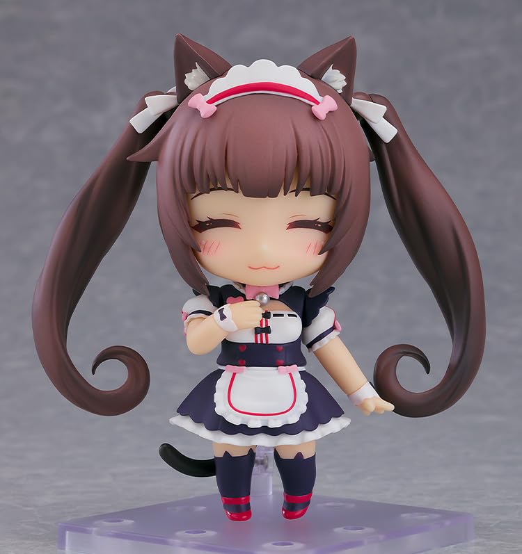Good Smile Company Nekopara Sekai Connect Nendoroid Chocola Sekai Connect Plastic painted movable figure Includes dedicated base Approximately 100mm