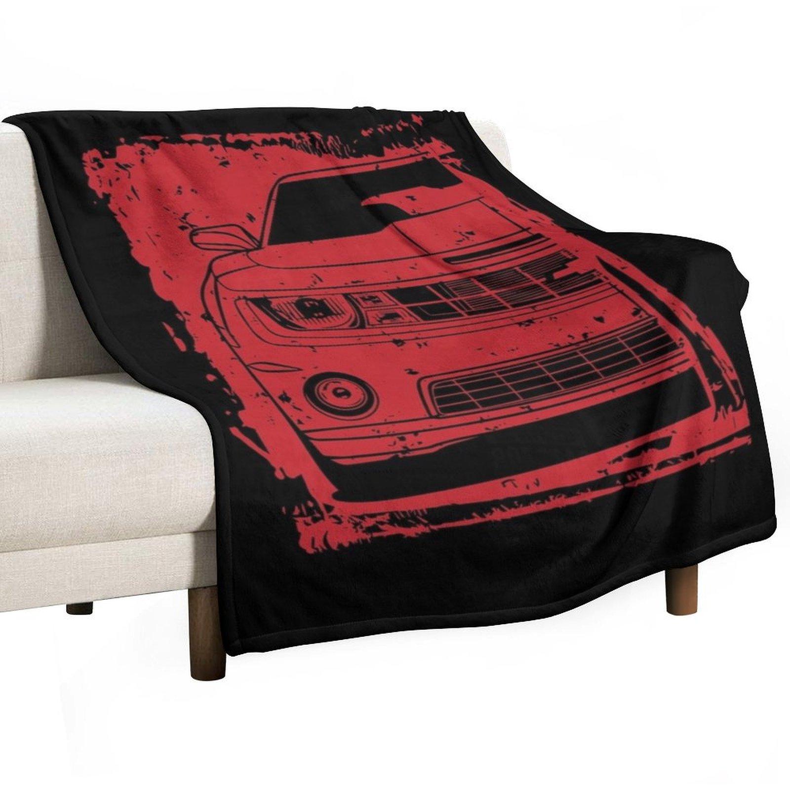 Пледы для кровати Camaro SS 5-го поколения, теплые на зиму, многоцелевые, аниме 30x40in