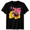 Custom Photo Personalised I Love You Couple Unisex Tshirt Valentines Gift
