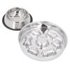 2 Pcs Slow Feeder Dog Bowls Stainless Steel Slow Down Eating Pet Dish Bowls Easy Cleaning Feeding