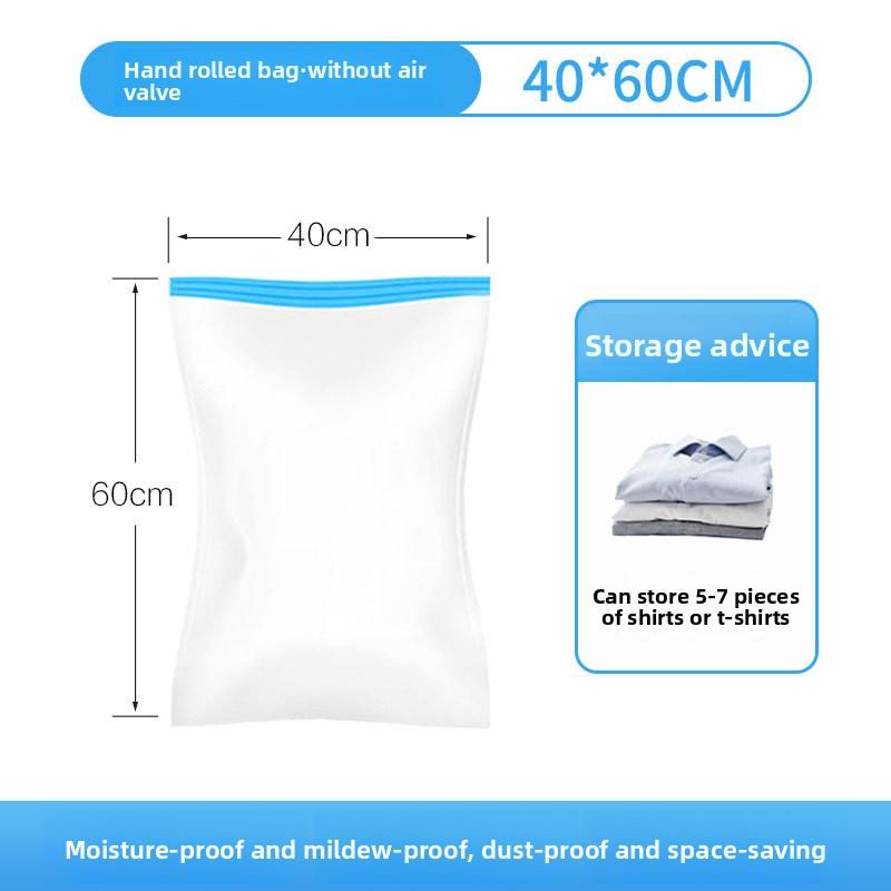 

Ненакачиваемый ручной вакуумный компрессионный мешок для багажа, специальной одежды, для путешествий, для хранения, пуховик, воздушный мешок для одежды 40*60cm