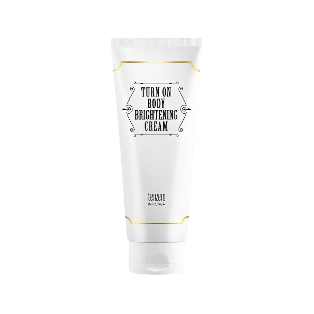 TENZERO Turn On Body Brightening Cream 180ml for Intensive Radiant Shield and Skin Glow Care