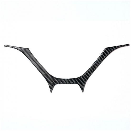 For Honda Civic Coupe 2013-15 Carbon Fiber Steering Wheel Chin Cover Trim