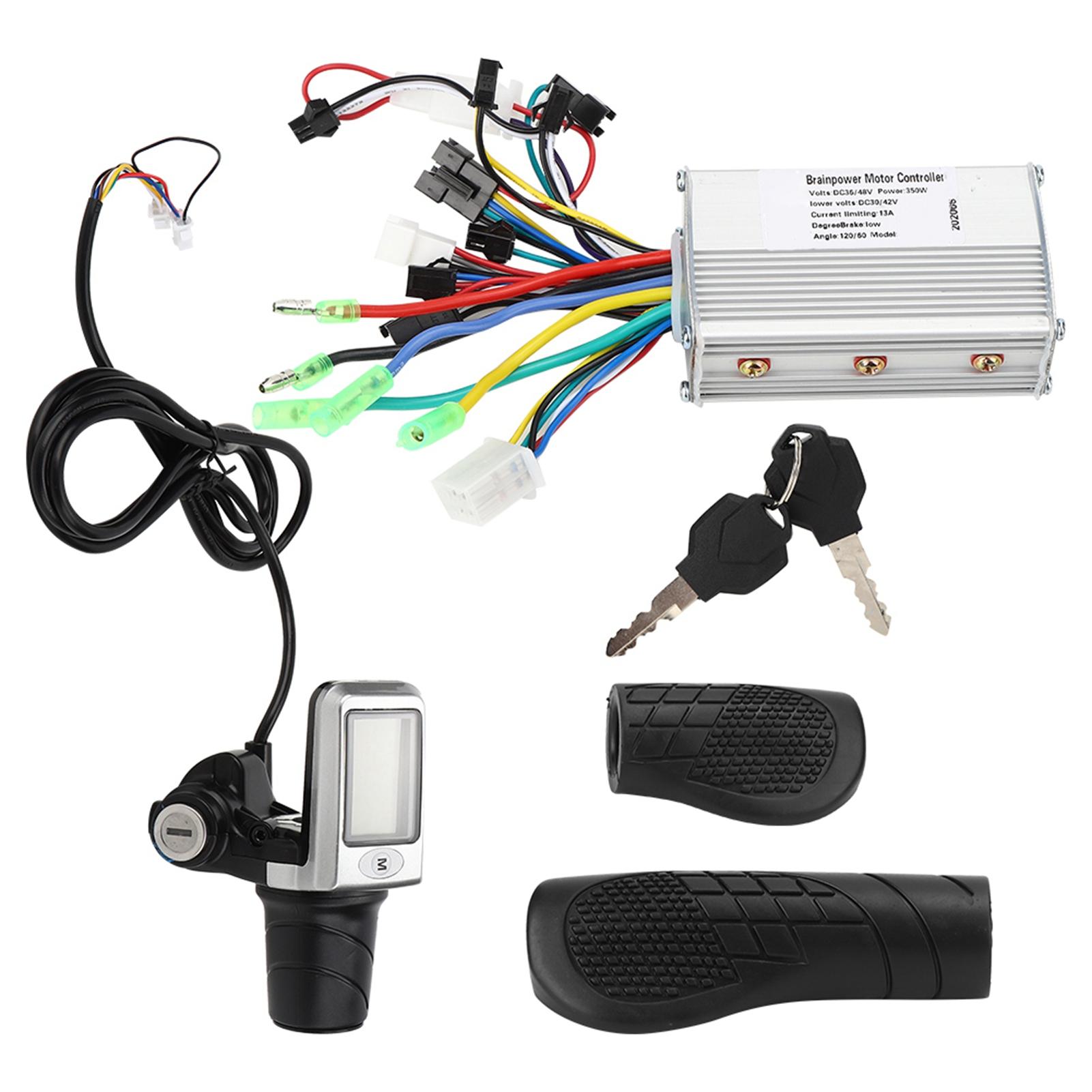 

2 в 1 электрический велосипед электрический скутер контроллер ЖК-дисплей сплит-измеритель дроссельная ручка набор