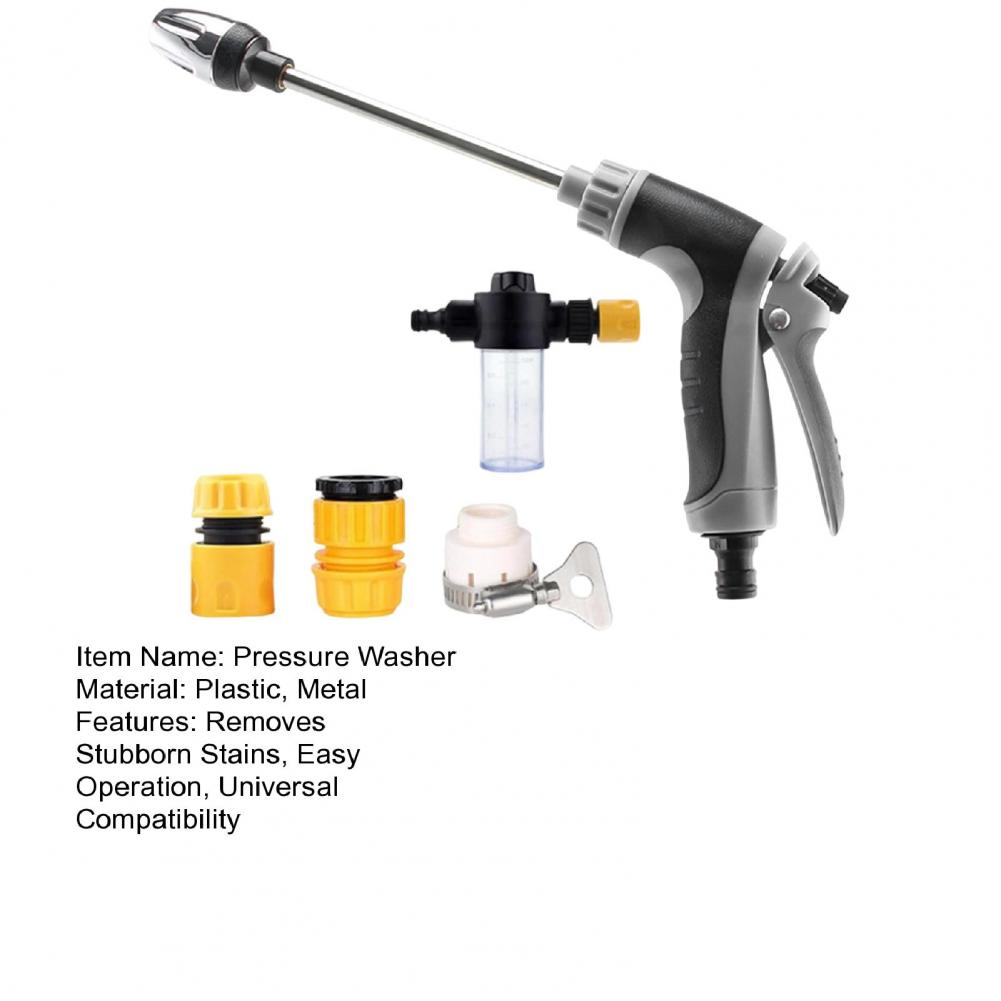 42cm Pressure Washer 15X More Powerful Traditional Hose High-Pressure Cleaner Easy Installation Universal Fit Walkways Cleaner