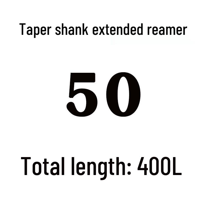 Extra Long High-Speed Steel Taper Shank Machine Reamer for Deep Holes, Sizes 16, 18, 20, 22, 24, 25, 30, 40