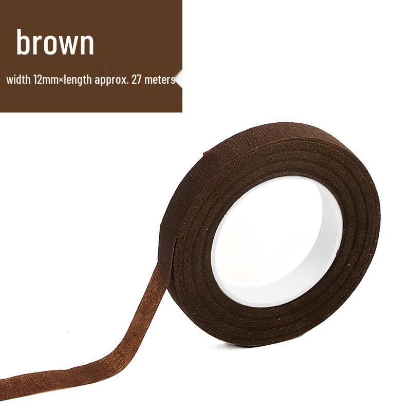 Thick Green Crepe Paper for DIY Handmade Floral Art and Rose Crafting