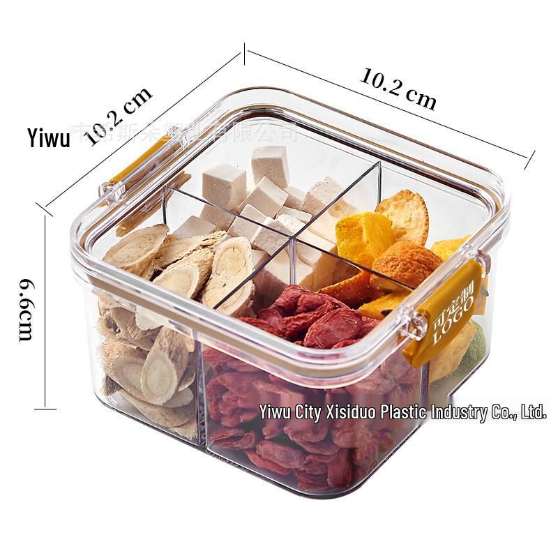 Transparent Food-Grade Plastic Storage Jar for Soups