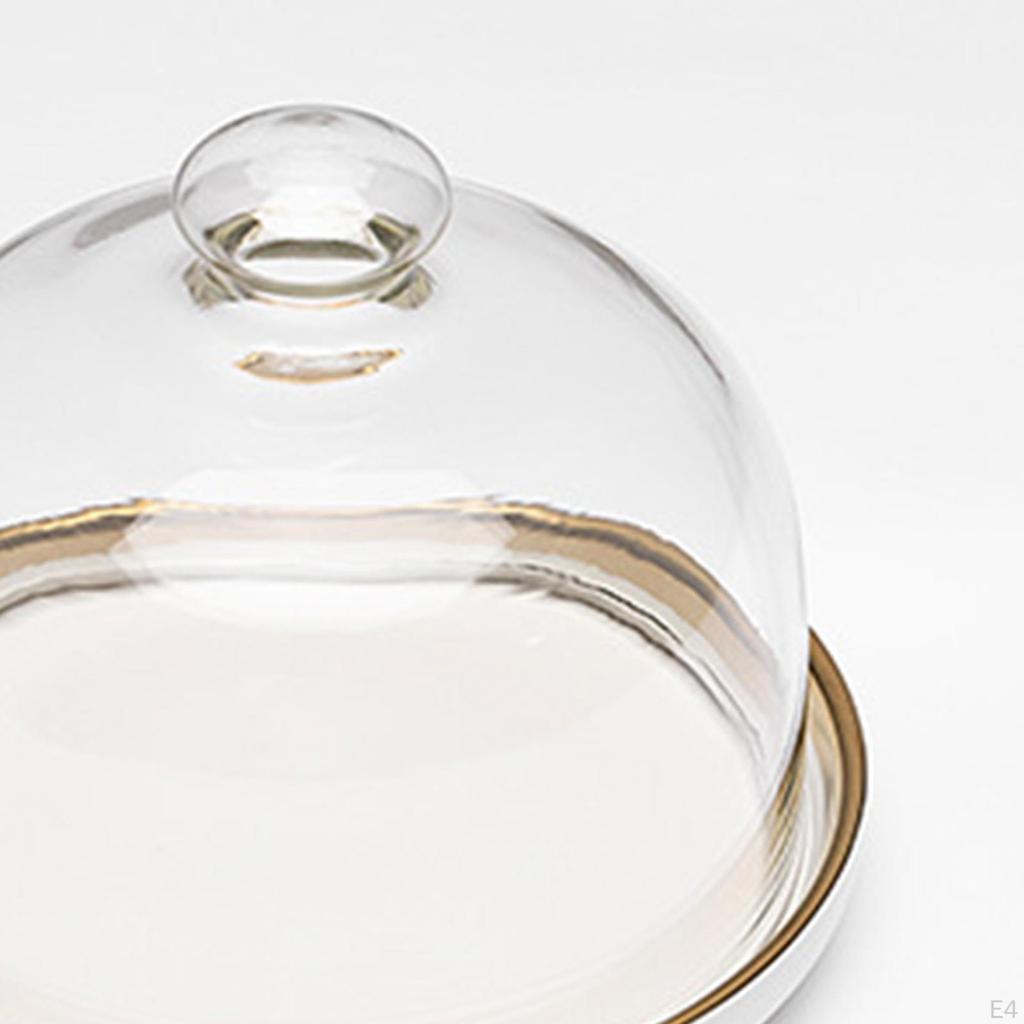 Cover Serving Tray Supplies Storage Dust-Proof Cake Stand Platter Display for Dinnerware Wedding