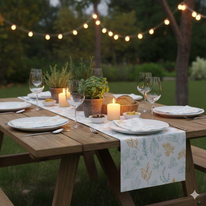 20 serviettes en papier 33 x 33 cm Aromates