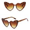 Fashion Heart-Shaped Sunglasses for Women Summer UV400 Sun Glasses Brand Design Love Heart Shades Trendy Street Snap Eyewear