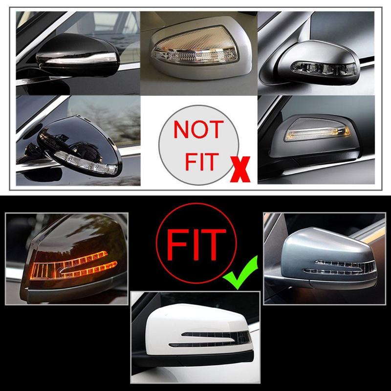 Rhyming Turn Signal Rearview Mirror Lamp Fit For Mercedes Benz CLA  GLA GLK CLS Class W204 W176 W212 Indicator Light