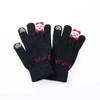 Jacquard Imitation Mink Fingertip Bear Touch Screen Fashion Warm Winter Gloves Cartoon Cute Split Finger Touch Screen Hand