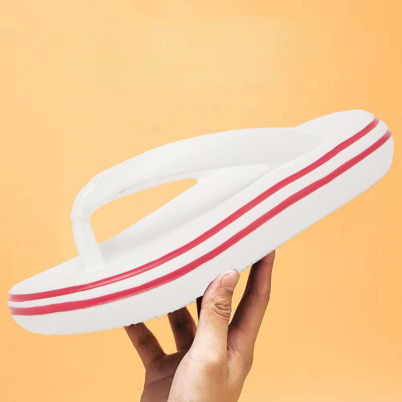 

2023 летние новые стильные уличные бытовые противоскользящие износостойкие шлепанцы с толстой подошвой, повседневные пляжные сандалии 42