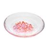 Hirota Glass Small Dish and Plate Set (Peach)