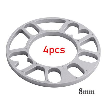 4Pcs Car Wheel Spacers Aluminum Wheel Spacers Shims Plate For 4 Lug 5 Lug 4x100 4x114.3 5x105 5x108 5x112 5x115 5x114.3 5x120