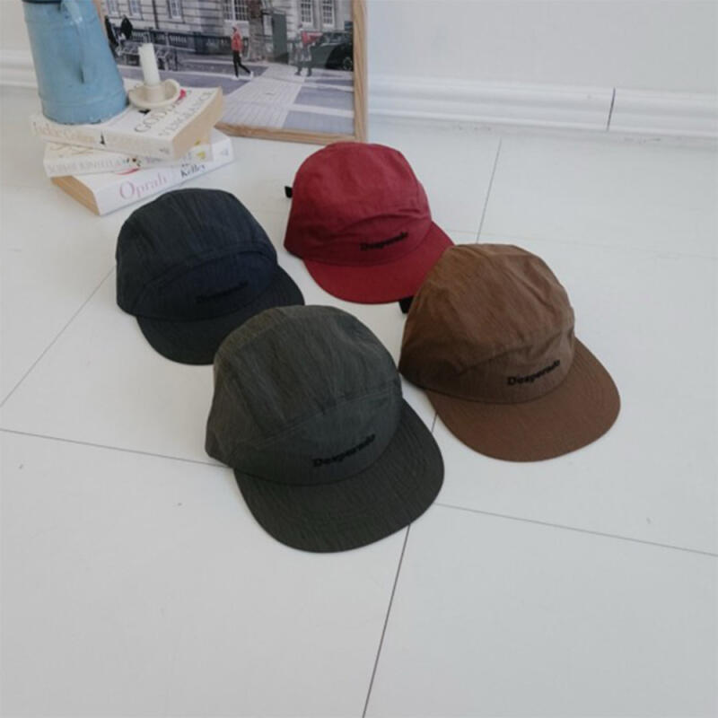 Women s H-Line Camp Cap Cursive Hat C8505_Charcoal