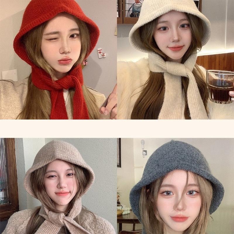 Winter Windproof Knitted Hat Balaclava Outdoor Hat Multifunctional Headwear for Men and Women