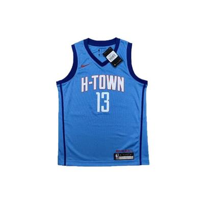 Swingman Letter Number Print Sports Kids Basketball Jersey Fan Edition City Limited Houston Rockets Harden 13 Kids Jersey Blue 9Z2B7BXCP-RCKJH