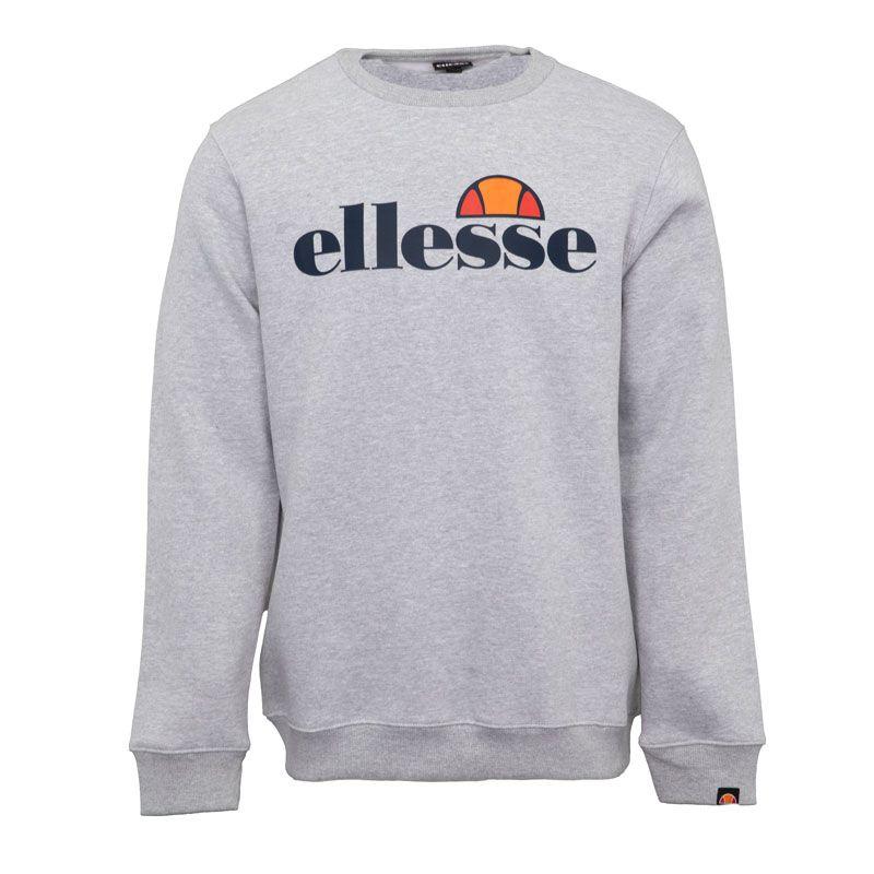 Sweat col ras de cou manches longues coton imprimé logo Homme ELLESSE