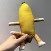 Bananowy Kot Lalka Wisiorek Breloczek Płaczący Szczęśliwy Bananowy Kot Pluszowy Wisiorek Z Dźwiękiem Zabawka Samochód Torba Śmieszny Wisiorek Breloczek Prezenty Dzieci