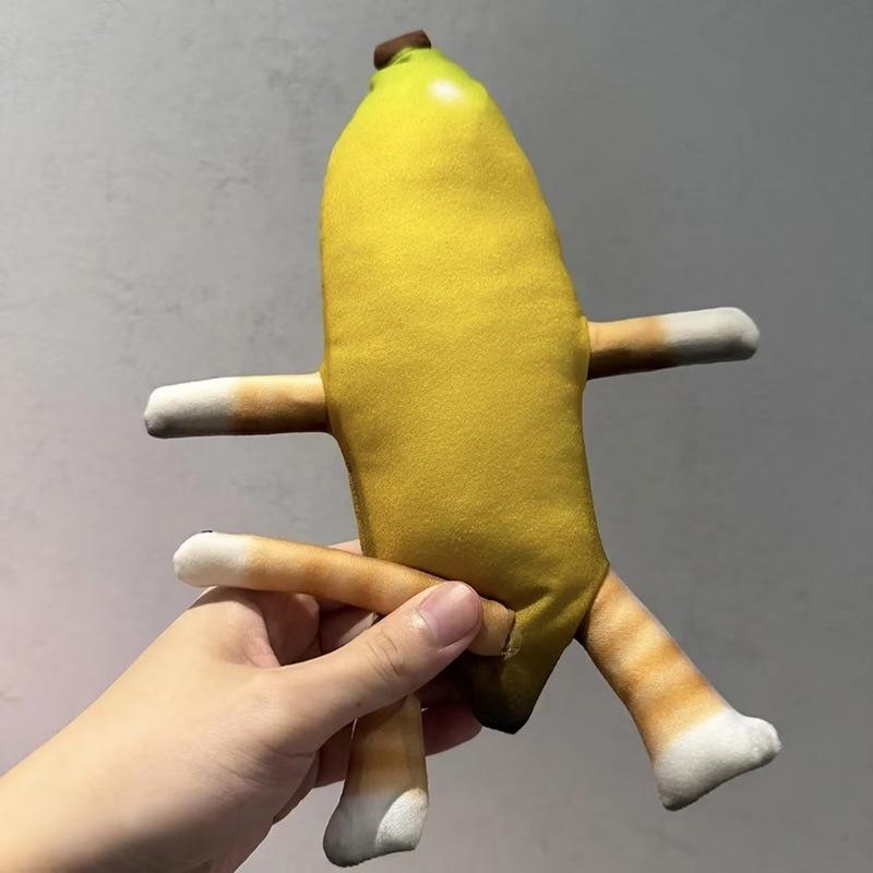 Bananowy Kot Lalka Wisiorek Breloczek Płaczący Szczęśliwy Bananowy Kot Pluszowy Wisiorek Z Dźwiękiem Zabawka Samochód Torba Śmieszny Wisiorek Breloczek Prezenty Dzieci