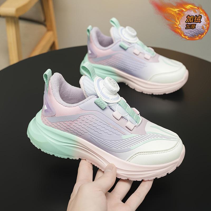 

Children s cotton shoes new winter children s velvet thickened warm casual sports shoes wear-resistant lightweight shoes 30 розовый