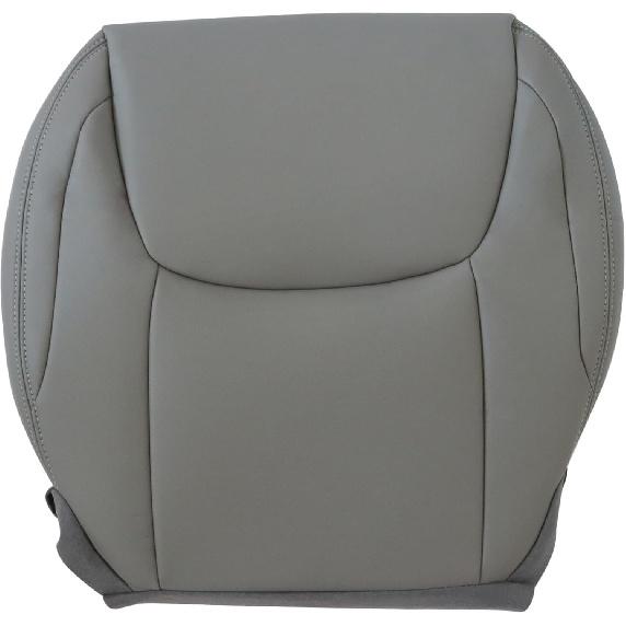 GXARTS Gray Driver Side Bottom Microfiber Leather Replacement Seat Cover Compatible with Toyota Sienna 2004 2005 2006 2007 2008 2009 2010