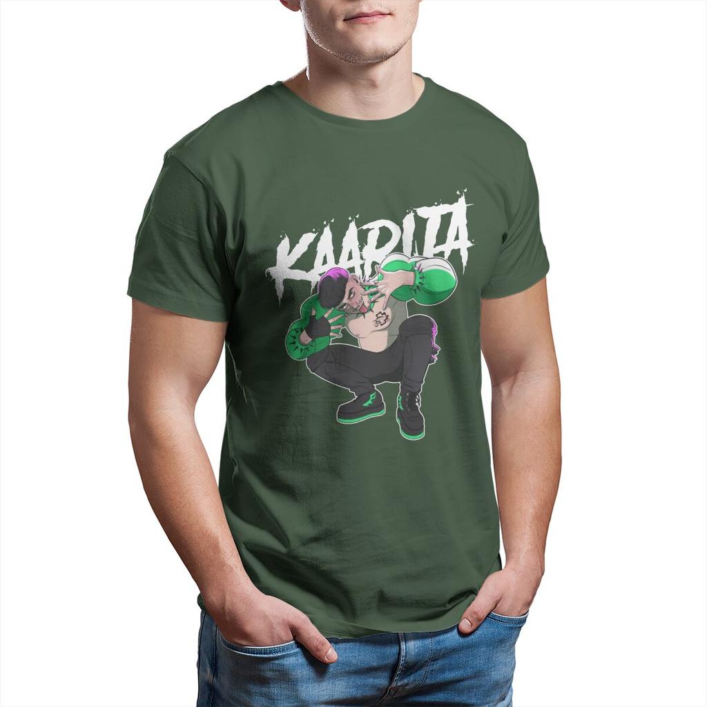 Kaarija Eurovision Cha Cha Cha Men's T Shirt  Leisure Tee Shirt Short Sleeve Crew Neck T-Shirt Cotton Classic Clothes