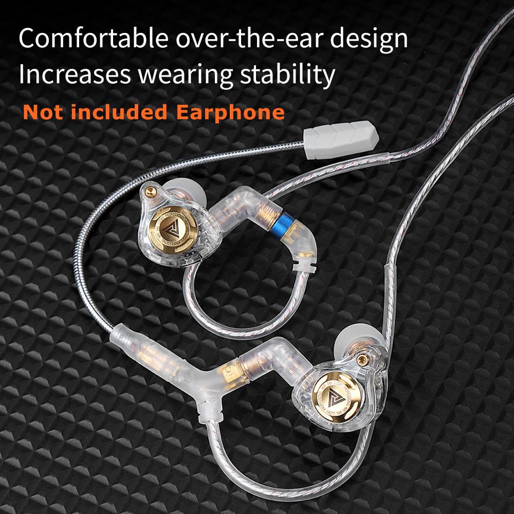 QKZ Cablu Căști Q7MAX cu Microfon HiFi Căști cu Fir de Înlocuire Cablu de Upgrade 2.5/3.5/4.4MM/TypeC/MMCX/2Pin pentru KZ EDX PRO TRN