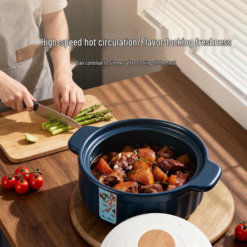 Zhang Xiaoquan 2.8L Ceramic Stew and Soup Pot