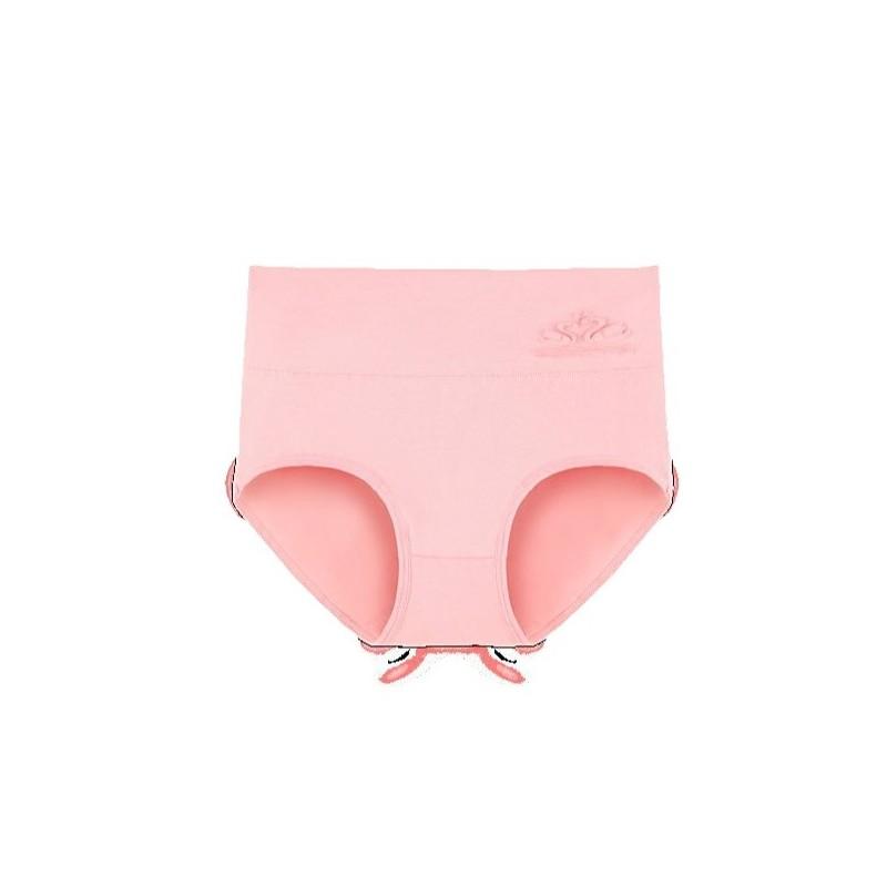 Comfortable High Waist Cotton Plus Size Women's Underwear With Sculpting Breathable Fabric