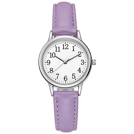Ladies Wristwatch Analog Waterproof Leather Strap White Date Solar Radio Smartwatch Square Luminous Red Sea Commuting School Anniversary Exam Birthday