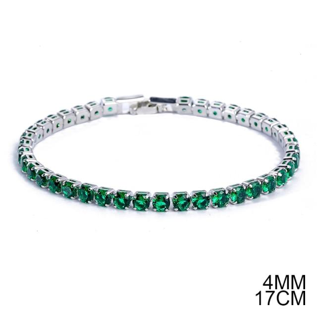 New Fashion Luxury 925 Sterling Silver Tennis Women's Bracelets Bangle for Women Christmas Gift Jewelry