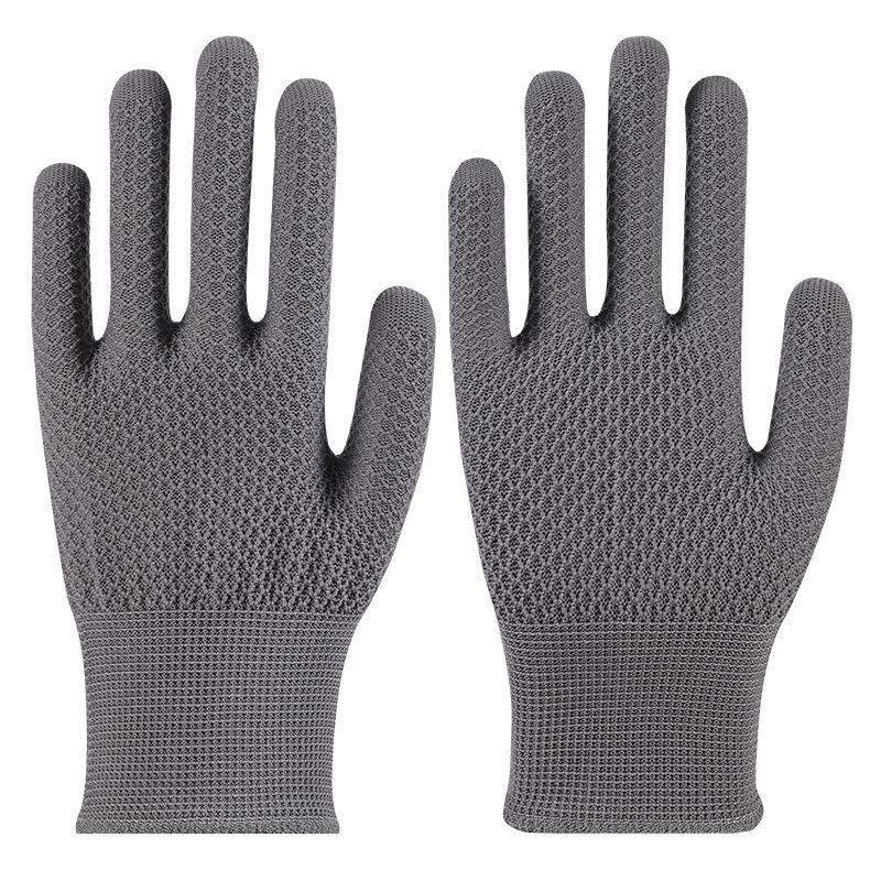 Durable Latex Work Gloves with Embossed Grip for Construction