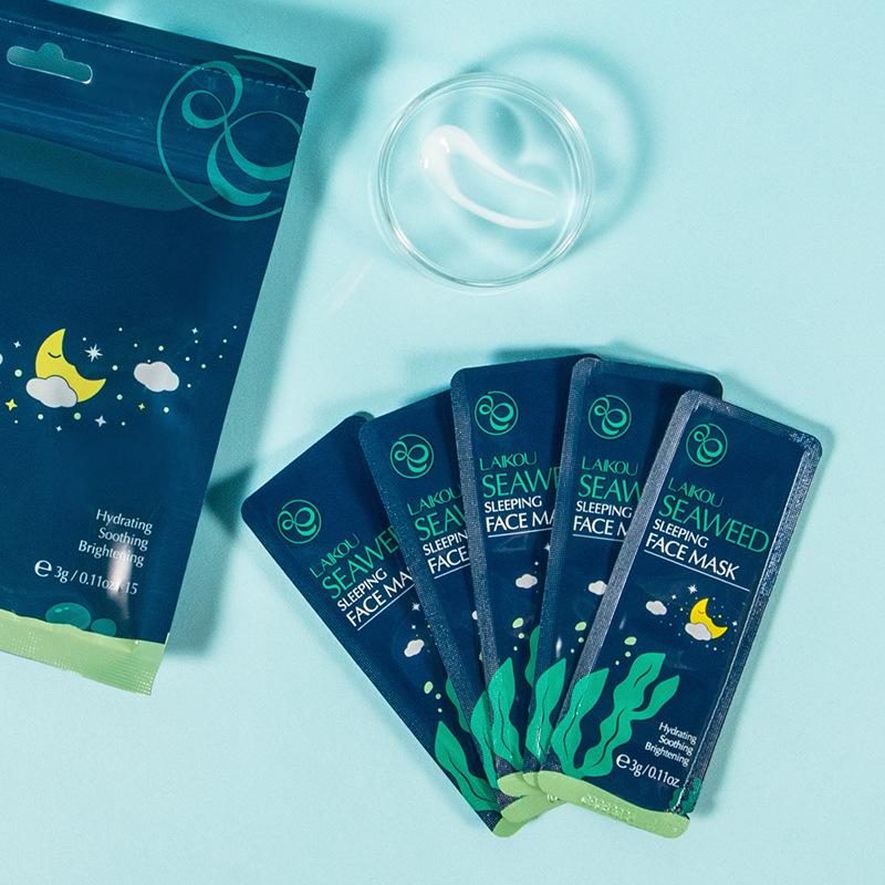 LAIKOU Seaweed Skin Rejuvenation Sleeping Mask-15pcs