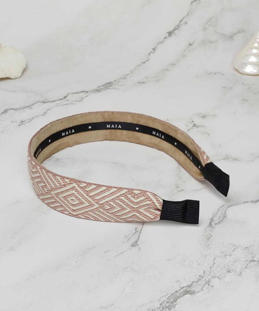 Maia Geometric Pattern Headband