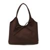 Retro commuter niche bow single shoulder armpit bag 2025 Korean version new fashion simple contrasting color tote bag