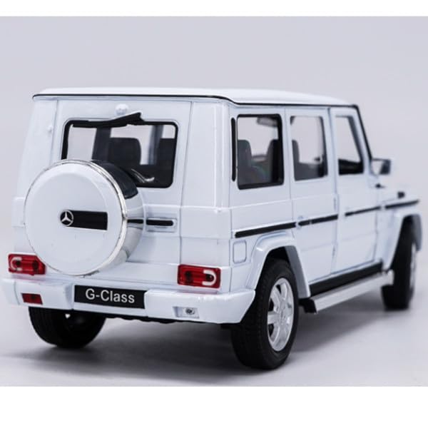 WELLY scale White Diecast Model Finished 24012W WT 1/24 Mercedes-Benz G-Class / Car, Product,
