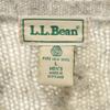 L.L.BEAN 80s Vintage Made In Scotland Long Sleeve Sweater L Gray Knit Men's Used