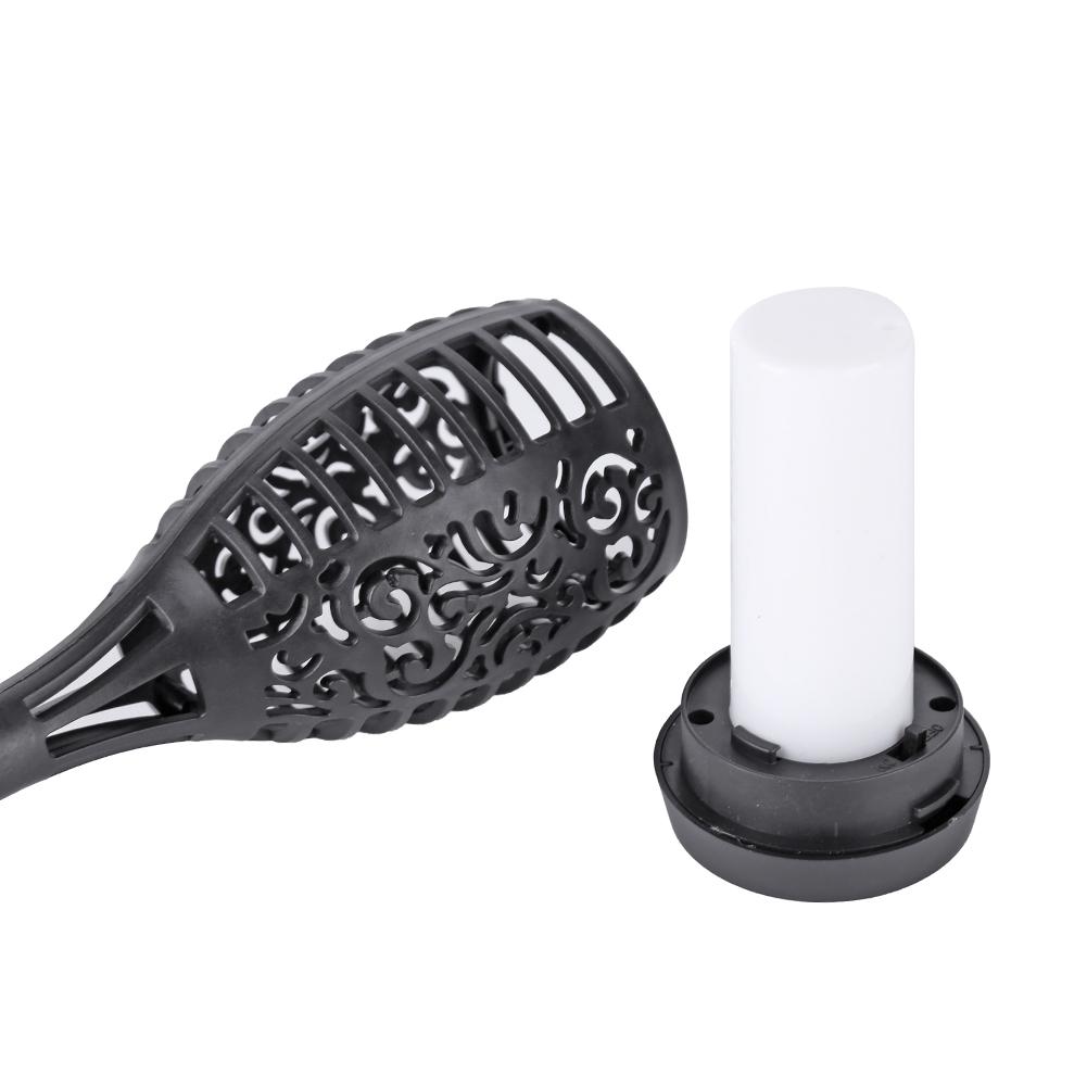 12LED Flame Torch Light Solar Charged Night Light Beautify Lawn Pathway Tools