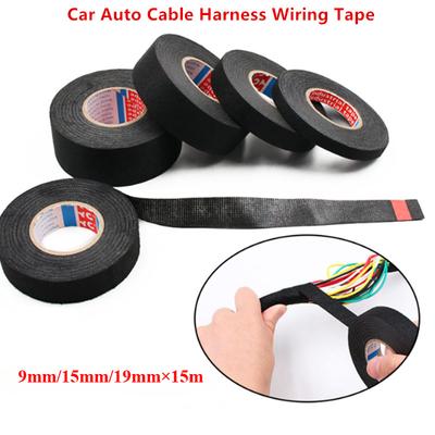 Auto Car Cable Wiring Harness Tape Heat-resistant Adhesive Cloth Fabric Tape Loom Protection Retardant Tape Stickers Accessories