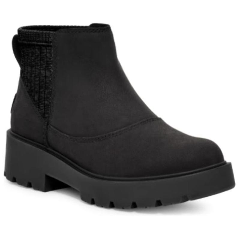 UGG Short Chelsea Boots Women's Black Sneakers 1166758-BLK
