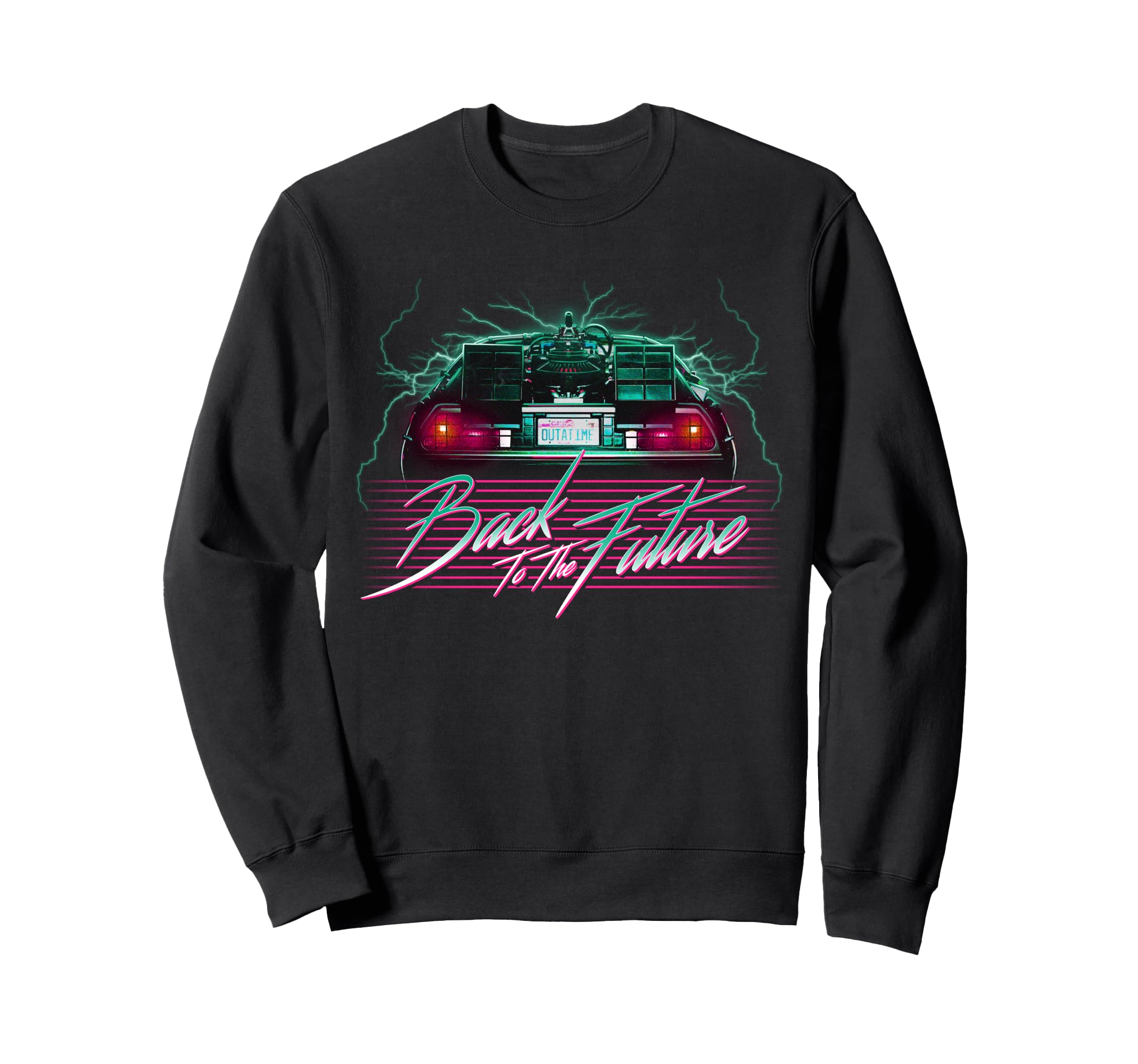 

Back to the Future DeLorean 80s Style Neon Sweatshirt