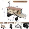Qiuchi 8-inch Rear Flip Outdoor Camping & Picnic Cart