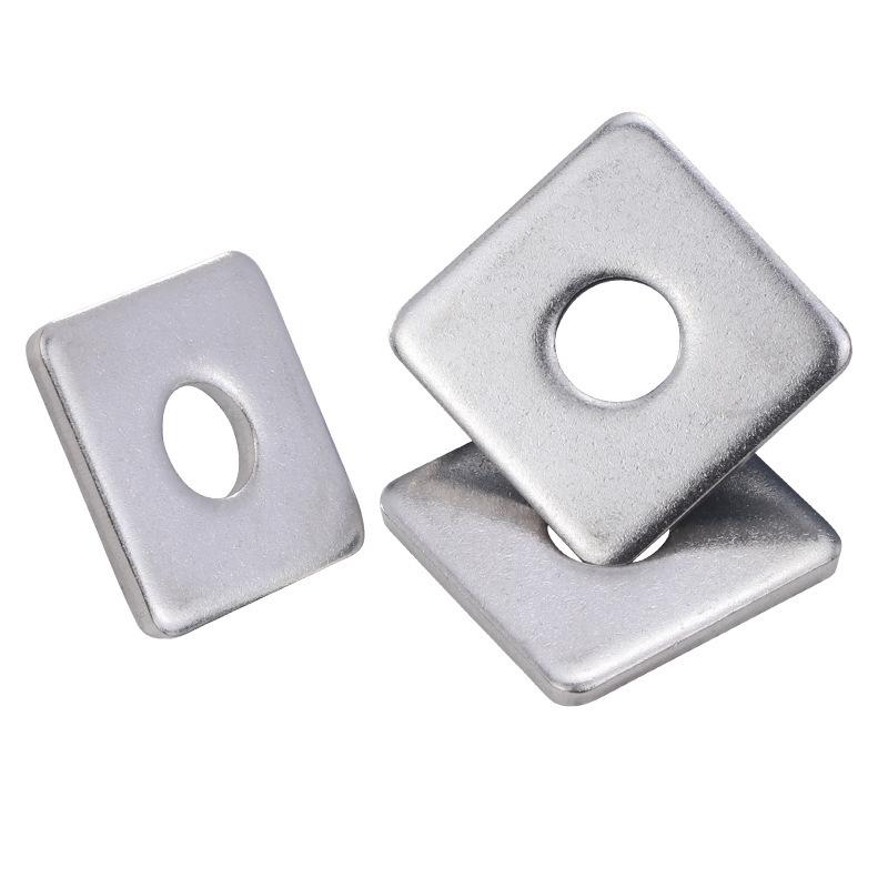304 Stainless Steel Thickened Square Washer for Curtain Wall (M4-M16)