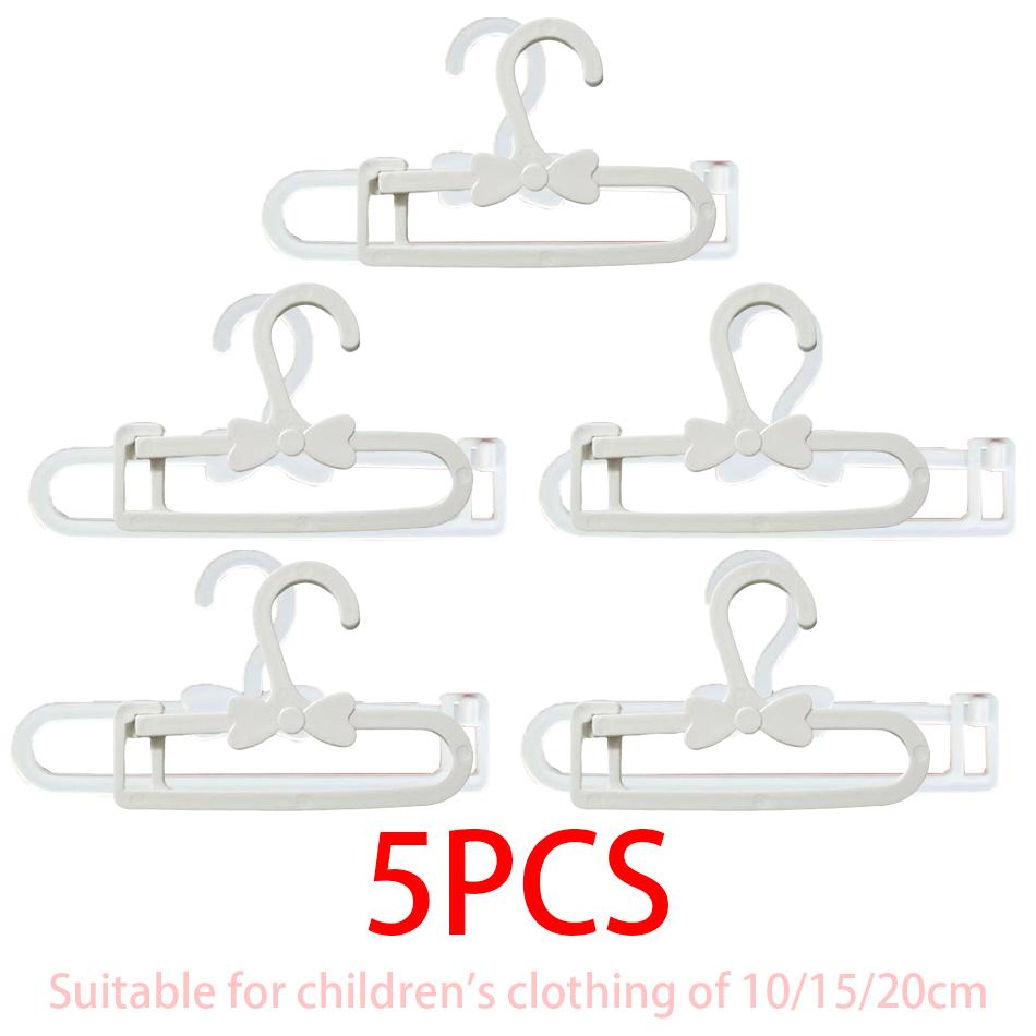 

5-10 шт. Мини-вешалка для одежды, используемая для Labubu и других кукол, Стойка для обуви, Подставка, Милая вешалка с бантом, Аксессуары для кукол, Игрушки no doll no cloth